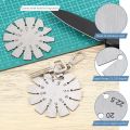 Bevel Gauge Round Shape 15-120° for Measuring Angle. 