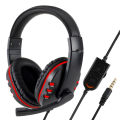 3.5mm Wired Gaming  Headset With Adjustable Microphone Volume Controller Noise Cancelling Headphones Compatible For Pc Gaming. 