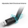TP-Link Wi-Fi Adapter Archer T2U Plus AC600 Dual Band High Gain Wireless USB Adapter - 18 Months Brand Warranty. 