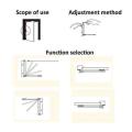 Automatic Door Closer,Safety Spring Loaded Door Closer,Hydraulic Gate Closer,Stainless Steel Light Duty Simple Door Closer,Adjustable Door Closer for Residential/Commercial Use. 