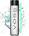 Voss Sparkling Water Glass Bottle, 375 ml. 