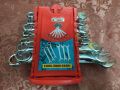 Spanner set  6mm-22mm key set wrenches 6 PCS 8 PCS 10 PCS 12 PCS chabi set open spanner fixed chabi set Goti set. 