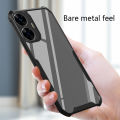 Tokifu Realme C55 Casing Hard Case Clear Lens All-inclusive 4 Sides TPU Reinforced Corners Shockproof Back Cover. 