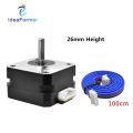 1Pc Nema 17 Hybrid 42 Stepper Motor Height 26mm 34mm 40mm 48mm 4 Port for  parts. 