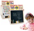 Magnetic Wooden Board for Kids - Education Board for Kids, Slate Board, Doodle Board for kids, Writing Board, ABCD Magnetic Letters with Board. 