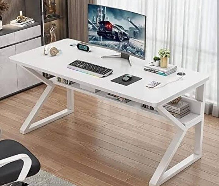 Office%20Table%20Desktop%20Table%20Office%20Desk%20%20Laptop%20Table%20Computer%20Table%20Study%20Table%20Writing%20Table%20Home%20Table%20k%20shape%20table%20Size%204x2%20-%20Image%202