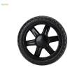 2x Flat Tire Cart Accessories Hole Shaft 0.8cm Wheelbarrow Tire. 