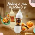 Vizyon orange Topping Syrup / Topping Syrup / for Cake Topping Syrup Choclate and Caremal  Topping Syrup Sauce 1kg - 1000 Ml, for Pastries and Cakes Etc. 