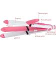 KEMEI 3 IN 1 PROFESSIONAL HAIR CURLER FOR GIRLS , CURLER, ROLLER , STRAIGHTNER MULTIFUNCTIONAL. 