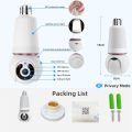 Bulb Camera, Buld Camera with Light, Bild Camera Wi-fi Two-way Talk Security Surveillance CCTV Camera, 2mp Bulb Camera, 360 Bulb Camera, Wifi Bulb Camera, PTZ Wifi Bulb Camera, Light Bulb Wifi Camera, Bulb Camera Hidden,. 