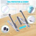 Multi-position Foldable Laptop stand / Tablet Stand Portable Laptop Stand for Desk, 6-Levels Adjustable Ventilated Cooling Computer Notebook Stand Riser, Compatible with MacBook Air Pro, Lenovo, laptop satnd. 
