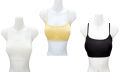 Soft Cotton Jersy Plain Half Body Shameez Sports Camisole Training Bra Inner Wear Vest Wrap Chest Bra For Little Teenager Girls (10-15 Years) - Color Skin/Black/White. 