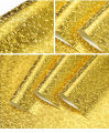 Glitter Mirror Effect Mini mosaic Sparkle Light Reflect Gold Foil Wallpaper Silver Foil WallPaper papel de parede decor טפט לקיר. 
