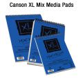 Canson XL Mix Media Spiral Sketchbooks Ideal for Acrylic, Water colour, Pastel & Pencil work 300 gsm. 30 Sheets. 