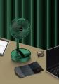 Rechargeable Telescope Fan Stand Fan, 6 Inch Folding Portable Telescopic Floor/USB with Rechargeable Battery,3 Speeds Super Quiet Adjustable Height. 