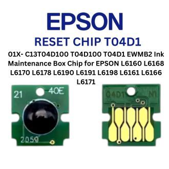T04D1 04D1 Maintenance Cartridge Waste Ink Tank Box Chip For Epson M2140 M2170 M3100 M3140 M3170 M3180 L6190 L6171 ET275 Printer