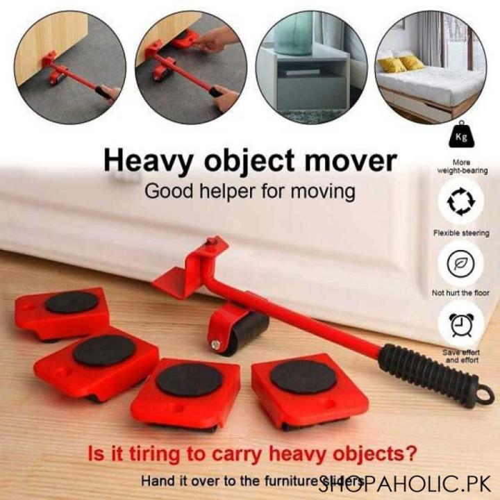 Professional Furniture Transport Lifter Tool Set Heavy Duty Stuffs Moving Hand Tools Set Furniture Mover Wheel Bar Roller Device