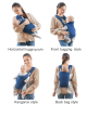 Premium Baby Carrier, baby carrier belt, Baby Sling Strap, Toddler bag,  Baby Holding Bag, Adjustable Carrier, carrier for babys, Multifunctional baby carrier,. 