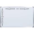 1ft x 2ft Dry Erase White Board Hanging Writing Drawing & Planning Whiteboard. 