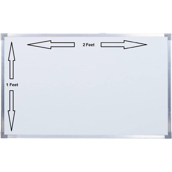 1ft x 2ft Dry Erase White Board Hanging Writing Drawing & Planning Whiteboard