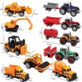 ABS plastic Boy Toy Educational Toy Tractor Dump Truck Bulldozer Models Model Car Toys Tractor Toy Engineering Car Model Farmer Vehicle. 