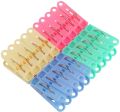 Pack of 20  Laundry Clothes, Cloth, Hanging Clips/Plastic Clothes Pins – Sealing, Hanging Cloth. 