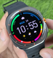 Samsung JS Watch 7 Ultra Smart Watch- Bluetooth Version 5.2- 47mm  Amoled Display - NFC Compass -Waterproof Heart Rate SpO2- Wireless charging- For Men and Women Best Smart watch. 