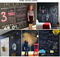 Self-Adhesive Blackboard Sticker - Chalkboard For Kids, Blackboard Sticker For Wall Decal (3 x 1.3 Feet). 
