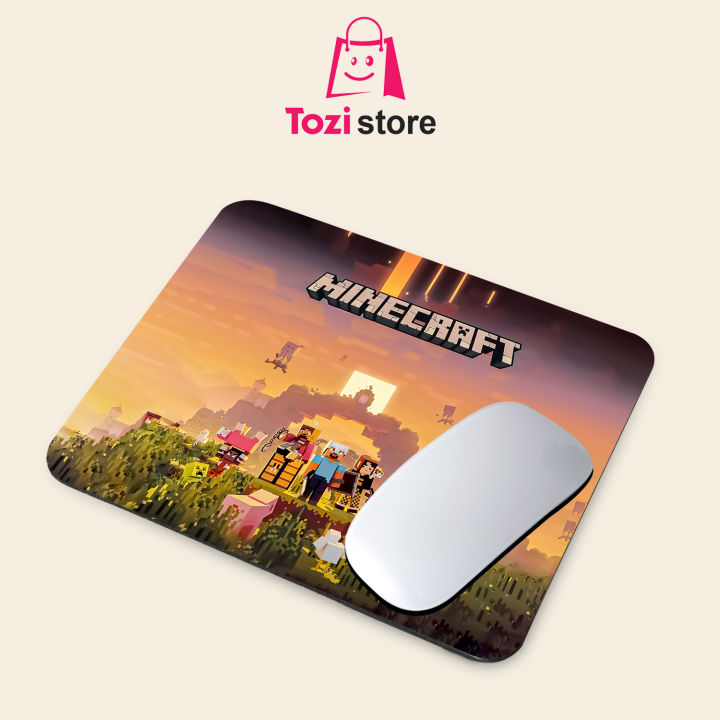 Gaming Mouse Pad Premium  8" x 6.5  Thick Non-Slip Rubber Base, Smooth Cloth Surface for Precision Control - Tozistore