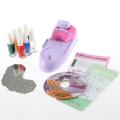 High Quality Pro Nail Art DIY Pattern Printing Manicure Machine Metal Stamp Stamper Nail Tools Color Draw Polish Nail Printer Tool Stamp Manual Nail Art Painting Home Nail Printing Makeup Tool with 6 Sheets Printing Steel Plate. 