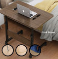 New Bedside Lifting Computer Laptop Table Movable Height Adjustable table Wood+Metal Frame Modern Simple Laptop Table Stand Desk. 