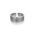 Anime Jujutsu Kaisen Ryomen Sukuna Ring Metal Opening Adjustable Eyes Gothic Punk Rings Cosplay Accessories. 