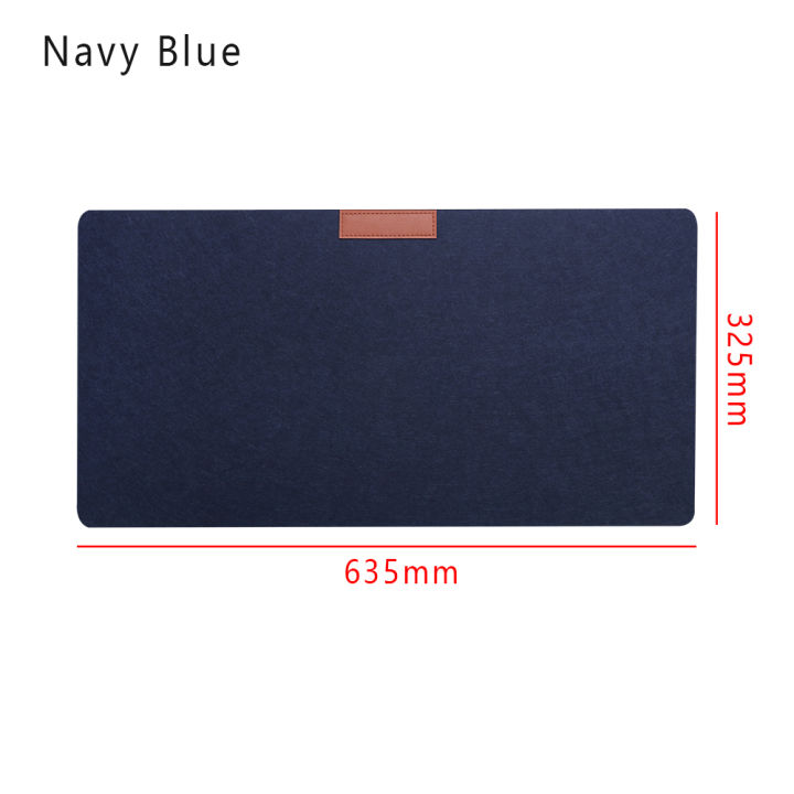 【ZOSR】Soft Modern Office Wool Felt Table Computer Desk Mat Keyboard ...