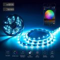 RGB Led Light Strip Voice Control Work with Alexa   Google Home  WIFI Wireless Smart Controller with Free App Via IOS Or Android. 