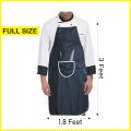 Cooking Apron Full Size | Waterproof Kitchen Apron | Printed + Plain Designs Pocket Apron | Kitchen Cooking Dress | Dress Protection - Large Size | Unisex For Both Men & Women | Washable Overclothe | Waterproof Suit |  Kitchen Accessories. 