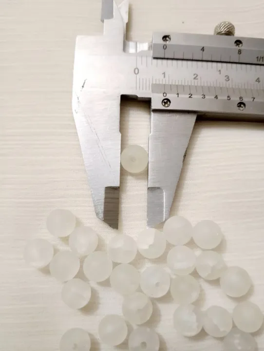 100pcs%20Frosted%20White%208mm%20Craft%20Beads%20%E2%80%93%20Round%20Stones%20for%20Jewelry,%20Sewing%20&%20DIY%20Decoration%20-%20Image%202