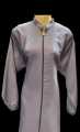 Korean nida fabric full zip style/new style abaya with 2 side pocket. 