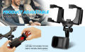 360 Degree Rotation Car Rearview Mirror Mount Mobile Phone Stand Bracket Holder. 