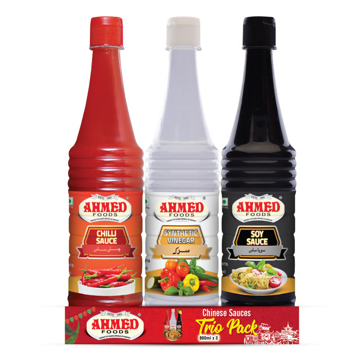 Ahmed Chinese Sauces Trio Pack 800ml x 3