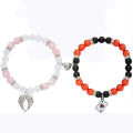 RelaxHazbin Angle Bracelets for Couples Best Friend His and Her Anime Merch Cosplay Matching Bracelets Gifts for Women Men. 