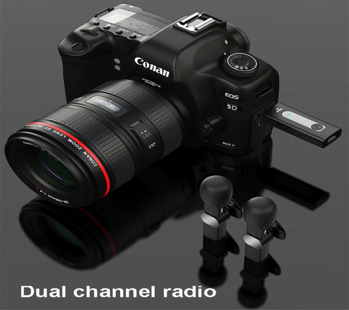 Wireless%20MIC%20AUX%203.5mm%20Mic%20K35%20/%20K15%20%20Wireless%20Single/Double%20Microphone%20For%20Interview,%20Vlogging%20,%20Podcast%20-%20Image%205