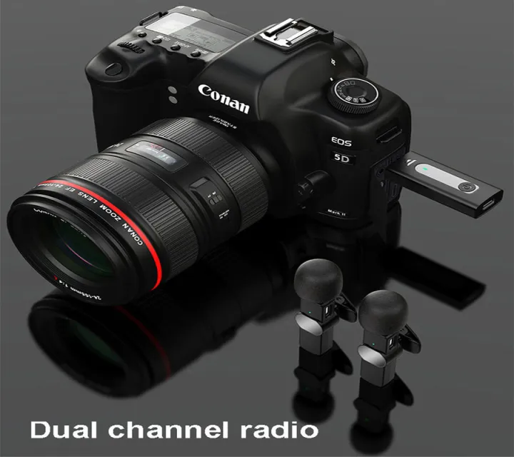 Wireless%20MIC%20AUX%203.5mm%20Mic%20K35%20/%20K15%20%20Wireless%20Single/Double%20Microphone%20For%20Interview,%20Vlogging%20,%20Podcast%20-%20Image%205