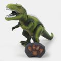 Remote Control Dinosaur Toy  For Kids/ Jurassic World RC Dinosaur With 5 Channels/ Big Size Dilophosaurus Dino With Forward,Backward,Attack,Fast Forward & Stop Mode - High Quality RC Dinosaur With Light Music & Swing Head. 