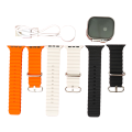 Original T900 ultra 3 in 1 with 3 Straps Smart Watch T900 ultra Big 2 Smart Watch. 