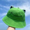 2020 Frog Bucket Hat for Women Summer Autumn Plain Women Panama Outdoor Hiking Beach Fishing Cap Sunscreen Female Sunhat Bob. 