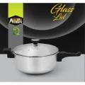 AR Heavy Weight Aluminum Cooker with Double Lid – 5L to 11L  High-Performance Pressure Cooker. 