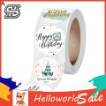 HelloWorld Seal Stickers Multipurpose Happy Birthday Stickers Gift Box Packing Supplies. 