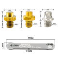Bike Pedal Screws Easy Installation Bright Color Bike Pedal Screws Pins Bolts. 