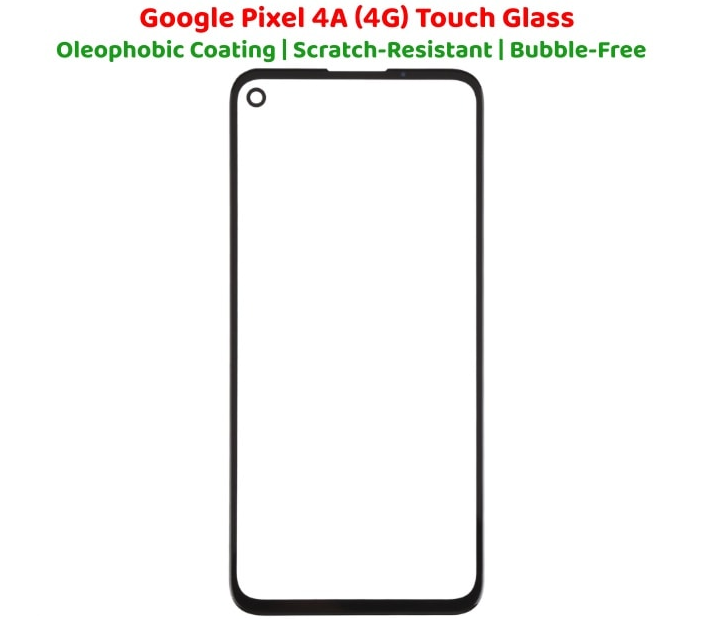 Google Pixel 4A 4G OCA + Touch Glass Digitizer Replacement for Google Pixel 4A (Only Touch Glass Not Panel)