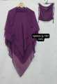 3 LAYER HIJAB SET 2 PEC SET 3 LYER KHIMAR WITH NIKAB. 